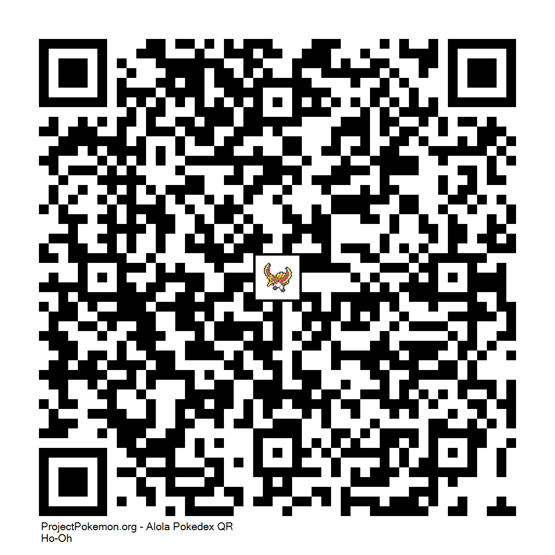 Cdigo QR de Ho-Oh